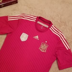 ADIDAS men's Spain home jersey, kit, climalite